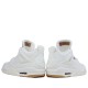 Scarpe Jordan 4 Retro "Levi's White" Uomo/Donna AJ4 AO2571-100