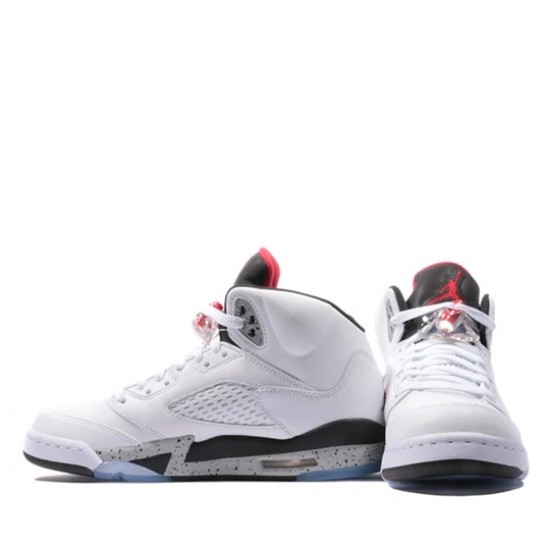 Scarpe Jordan 5 Retro White CeUomot GS AJ5 440888-104