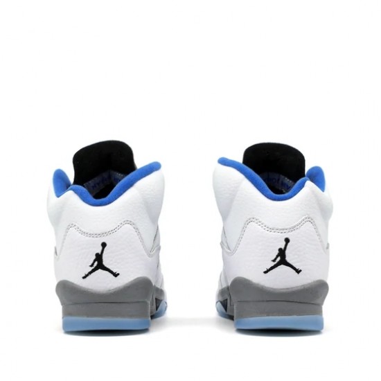 Scarpe Jordan 5 Retro White Stealth 2021 Uomo/Donna AJ5 440888-140