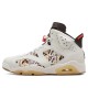 Scarpe Jordan 6 Retro Quai 54 Sail Brown 2020 Donna/Uomo AJ6 CZ4152-100