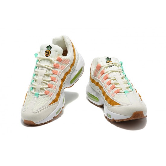 Scarpe Air Max 95 TT Bianco  Verde Marrone CZ0154-100 Uomo