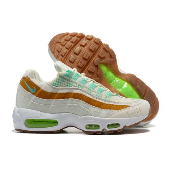 Scarpe Air Max 95 TT Bianco  Verde Marrone CZ0154-100 Uomo