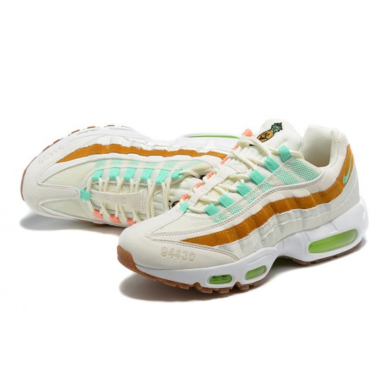 Scarpe Air Max 95 TT Bianco  Verde Marrone CZ0154-100 Uomo