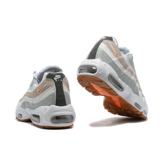 Scarpe Air Max 95 TT Bianco Grigio and Arancia DM0011-100  Uomo