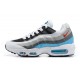 Scarpe Air Max 95 TT Bianco Rosso Nero CV6971-100 Uomo