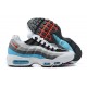 Scarpe Air Max 95 TT Bianco Rosso Nero CV6971-100 Uomo