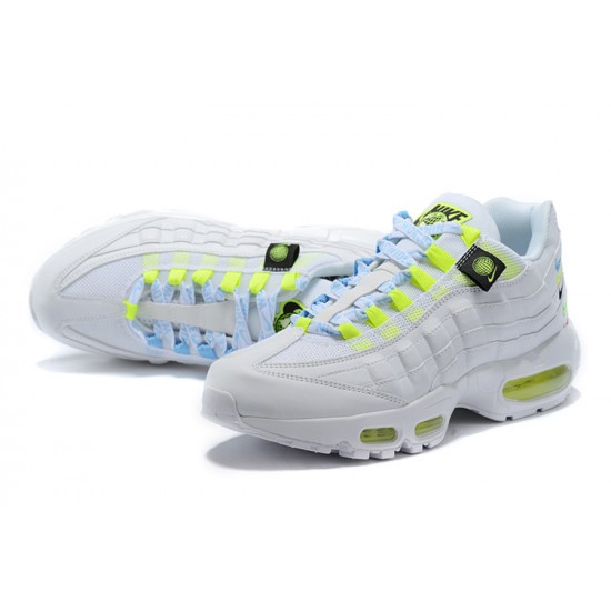 Scarpe Air Max 95 TT Worldwide Bianco Giallo CV9030-100 Donna/Uomo