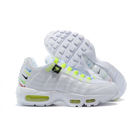 Scarpe Air Max 95 TT Worldwide Bianco Giallo CV9030-100 Donna/Uomo