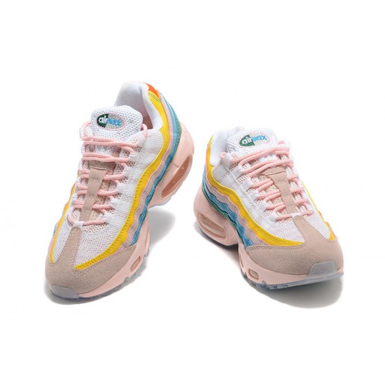 Scarpe Air Max 95 TT Giallo Rosa Bianco DQ9323-200 Donna