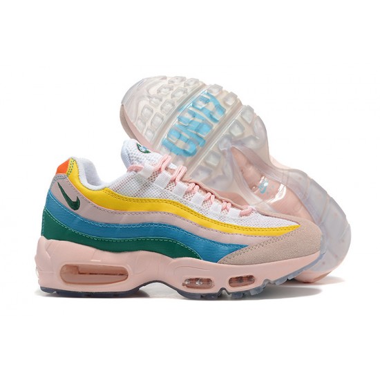 Scarpe Air Max 95 TT Giallo Rosa Bianco DQ9323-200 Donna