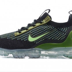 Scarpe Air VaporMax 2021 Flyknit Nero Verde DQ7640-001 Donna/Uomo