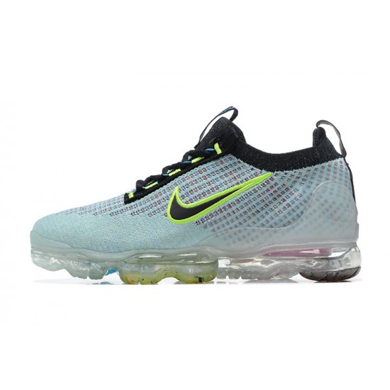 Scarpe Air VaporMax 2021 Flyknit Nero Verde DX3367-700 Donna/Uomo