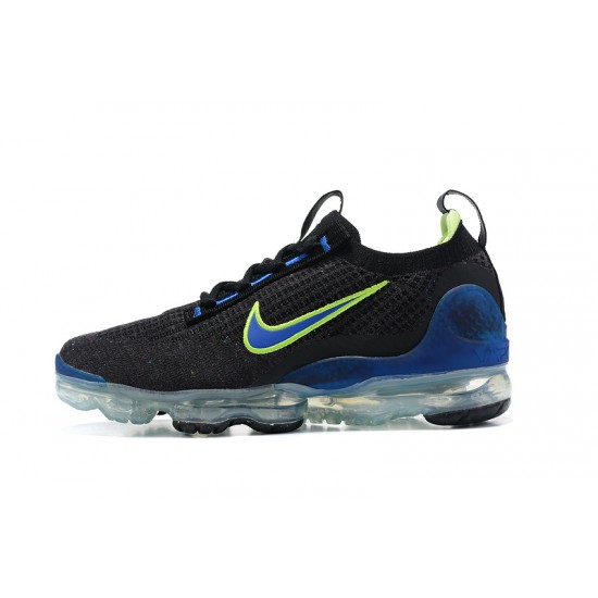 Scarpe Air VaporMax 2021 Flyknit Nero Verde and Blu Donna/Uomo