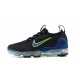 Scarpe Air VaporMax 2021 Flyknit Nero Verde and Blu Donna/Uomo