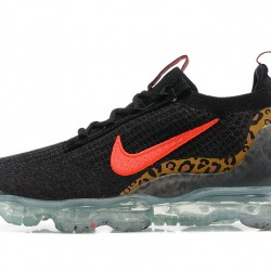 Scarpe Air VaporMax 2021 Flyknit Nero Rosso Donna/Uomo