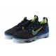 Scarpe Air VaporMax 2021 Flyknit Blu Nero and Verde Donna/Uomo