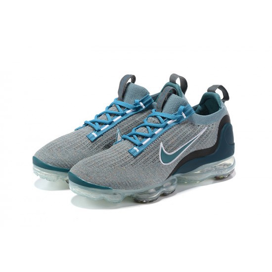 Scarpe Air VaporMax 2021 Flyknit Blu Grigio DC9394-400 Donna/Uomo