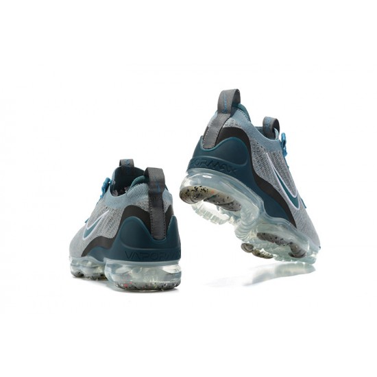 Scarpe Air VaporMax 2021 Flyknit Blu Grigio DC9394-400 Donna/Uomo