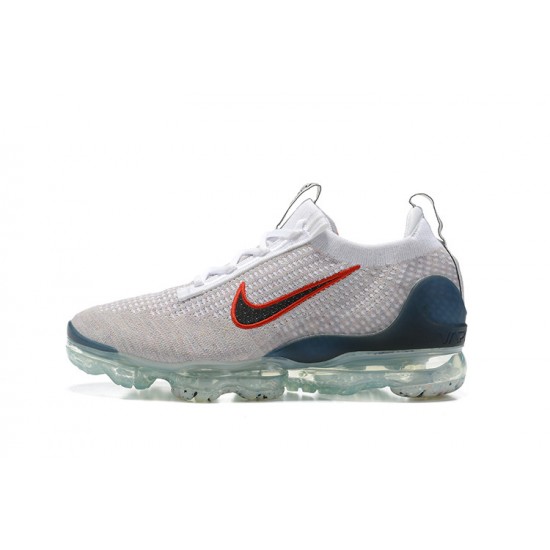 Scarpe Air VaporMax 2021 Flyknit Blu Rosso DC9454-100 Donna/Uomo