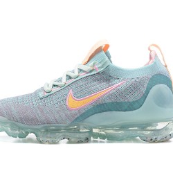 Scarpe Air VaporMax 2021 Flyknit Verde Rosa DH4088-300 Donna/Uomo