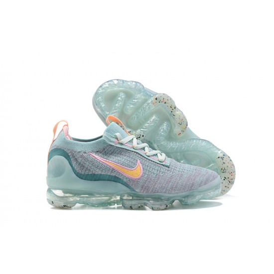 Scarpe Air VaporMax 2021 Flyknit Verde Rosa DH4088-300 Donna/Uomo