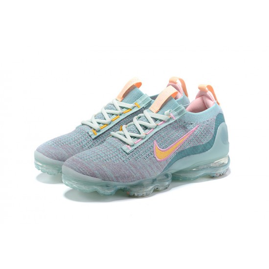 Scarpe Air VaporMax 2021 Flyknit Verde Rosa DH4088-300 Donna/Uomo