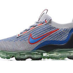 Scarpe Air VaporMax 2021 Flyknit Grigio Blu DX3368-700 Donna/Uomo