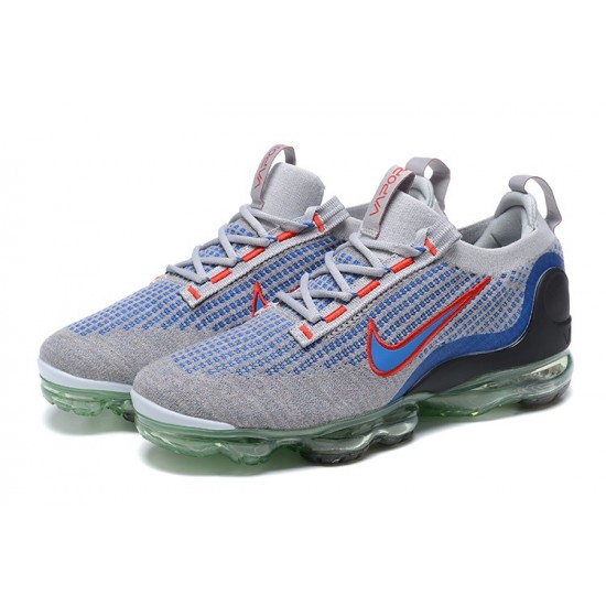 Scarpe Air VaporMax 2021 Flyknit Grigio Blu DX3368-700 Donna/Uomo