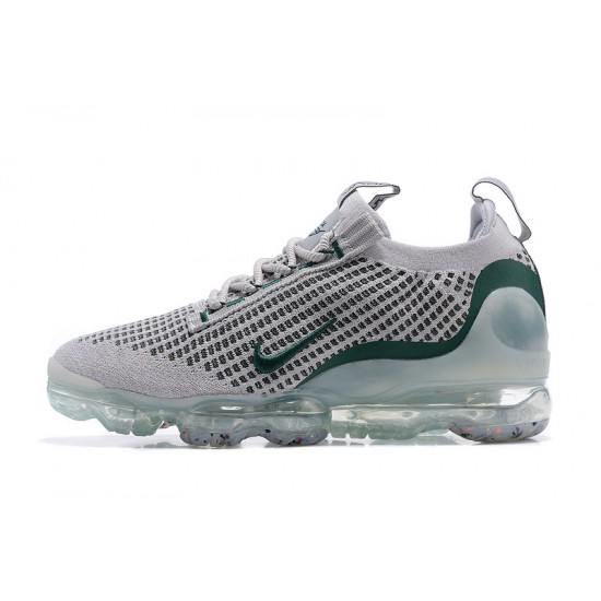 Scarpe Air VaporMax 2021 Flyknit Grigio Verde DN3074-001 Donna/Uomo