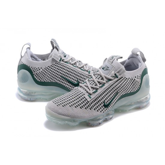 Scarpe Air VaporMax 2021 Flyknit Grigio Verde DN3074-001 Donna/Uomo