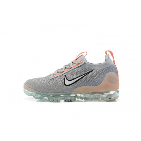 Scarpe Air VaporMax 2021 Flyknit Grigio Arancia DH4084-002 Donna/Uomo