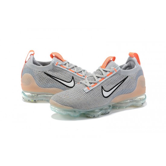 Scarpe Air VaporMax 2021 Flyknit Grigio Arancia DH4084-002 Donna/Uomo