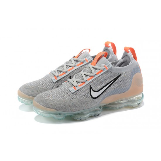 Scarpe Air VaporMax 2021 Flyknit Grigio Arancia DH4084-002 Donna/Uomo