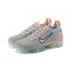 Scarpe Air VaporMax 2021 Flyknit Grigio Arancia DH4084-002 Donna/Uomo