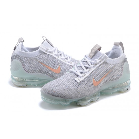 Scarpe Air VaporMax 2021 Flyknit Grigio Arancia DH4090-002 Donna/Uomo