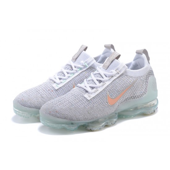 Scarpe Air VaporMax 2021 Flyknit Grigio Arancia DH4090-002 Donna/Uomo