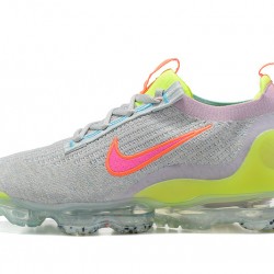 Scarpe Air VaporMax 2021 Flyknit Grigio Rosa DH4088-002 Donna/Uomo