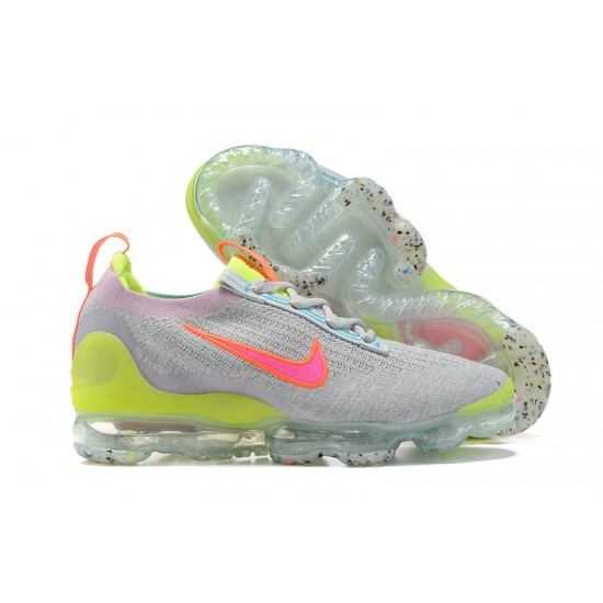 Scarpe Air VaporMax 2021 Flyknit Grigio Rosa DH4088-002 Donna/Uomo