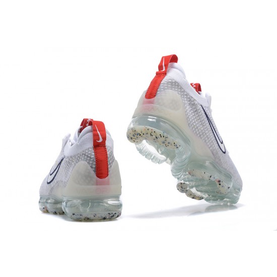 Scarpe Air VaporMax 2021 Flyknit Grigio Rosso DB1550-003 Donna/Uomo