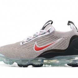 Scarpe Air VaporMax 2021 Flyknit Grigio Rosso DH4085-003 Donna/Uomo