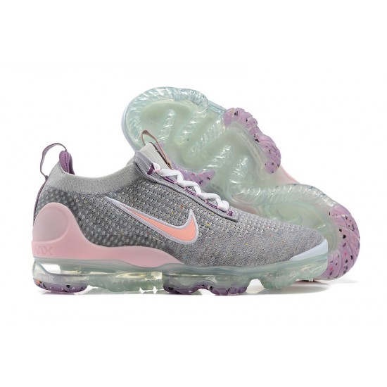 Scarpe Air VaporMax 2021 Flyknit Grigio and Rosa Donna/Uomo