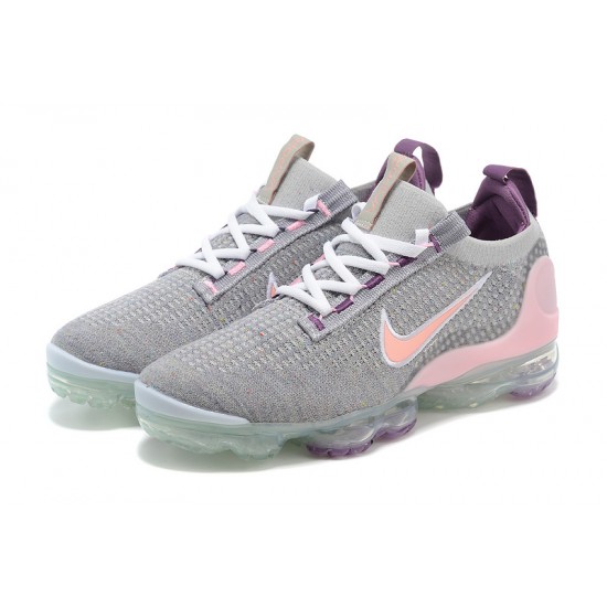 Scarpe Air VaporMax 2021 Flyknit Grigio and Rosa Donna/Uomo