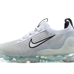 Scarpe Air VaporMax 2021 Flyknit Bianco Nero DB1550-100 Donna/Uomo