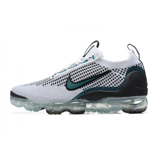 Scarpe Air VaporMax 2021 Flyknit Bianco Nero DQ3974-100 Donna/Uomo