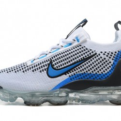 Scarpe Air VaporMax 2021 Flyknit Bianco Blu DM0025-001 Donna/Uomo