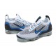 Scarpe Air VaporMax 2021 Flyknit Bianco Blu DM0025-001 Donna/Uomo