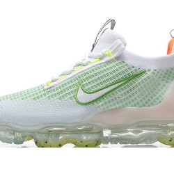 Scarpe Air VaporMax 2021 Flyknit Bianco Verde FD0871-100 Donna/Uomo