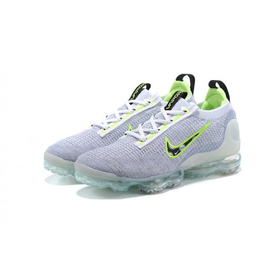 Scarpe Air VaporMax 2021 Flyknit Bianco Grigio DB1550-005 Donna/Uomo