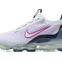 Scarpe Air VaporMax 2021 Flyknit Bianco Rosa DB1550-105 Donna/Uomo