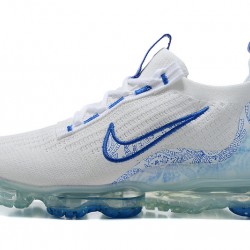 Scarpe Air VaporMax 2021 Flyknit Bianco and Blu Donna/Uomo